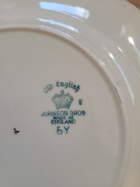 Listing 6 of 6 for Johnson Brothers Old English Cake Plate