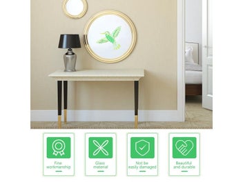 Listing 6 of 9 for 4 Pcs Glass Sheet Mosaic Tile Materials Stained Glass Diy Projects Supplies