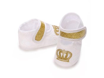 Listing 7 of 11 for Newborn Baby's First Baptist Shoe: Newborn Boys And Girls' White Baptist Shoes