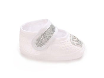 Listing 8 of 11 for Newborn Baby's First Baptist Shoe: Newborn Boys And Girls' White Baptist Shoes