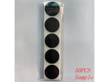 Listing 8 of 10 for 50-500Pcs Black Round Blank Stickers For Gift Package Envelope