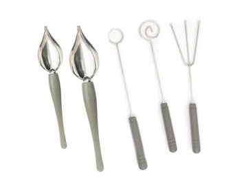Listing 3 of 10 for Hot Drawing Decorating Spoon Candy Dipping Tools Chocolate Dipping Fork Spoons