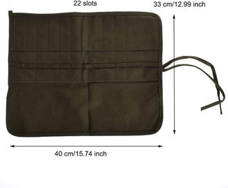 Listing 7 of 8 for Roll Up Paint Brush Bag Case Supplies For Artist Draw Pen Watercolor Brush