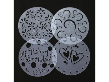 Listing 5 of 7 for AIWILL 12 Pieces Cake Sugar Powder Spray Pattern Cartoon Coffee Mousse Cake