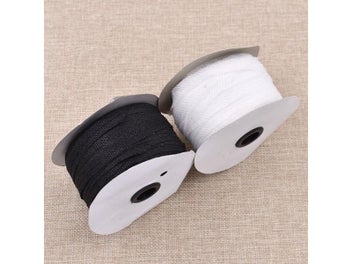 Listing 2 of 8 for 100m Black White Color Non-woven Fabric Fusible Single Side Adhesive Tape