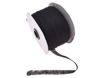 Listing 5 of 8 for 100m Black White Color Non-woven Fabric Fusible Single Side Adhesive Tape