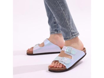 Listing 4 of 10 for Goosecret Clogs Slippers Women Outdoor Beach Shoes With Double Buckle Female