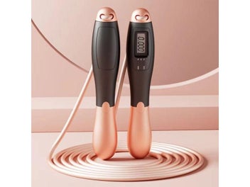 Listing 4 of 9 for Counting Jump Rope Ball Steel PVC Skipping Rope Exercise Adjustable Cordless