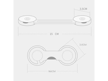 Listing 7 of 10 for Multi-function Security Protection Locks Baby Safety Cabinet Drawer Door Buckle