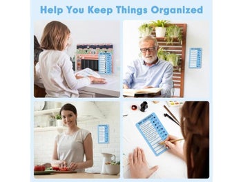 Listing 7 of 10 for Kids Chore Chart Plastic Checklist Task Board Detachable To Do List My Chores