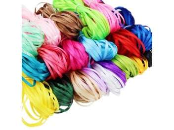 Listing 3 of 10 for (40 Meters/lot) 1/8" (3mm) Single Face Satin Ribbon Webbing Decoration Gift