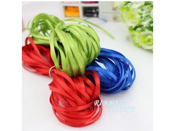 Listing 5 of 10 for (40 Meters/lot) 1/8" (3mm) Single Face Satin Ribbon Webbing Decoration Gift