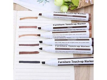 Listing 6 of 9 for Furniture TouchUp Marker 17PCS Repair Kit Wood Filler Cover Wood Scratch For