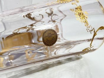 Listing 8 of 18 for Attributed François Théodore Legras or Baccarat – Tall Hand-Gilded Antique Vases