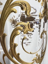 Listing 11 of 18 for Attributed François Théodore Legras or Baccarat – Tall Hand-Gilded Antique Vases