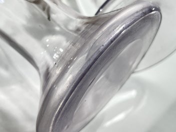 Listing 18 of 18 for Attributed François Théodore Legras or Baccarat – Tall Hand-Gilded Antique Vases