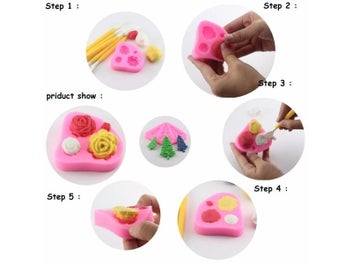 Listing 6 of 9 for Mujiang DIY Feather Cupcake Silicone Mold Sugarcraft Fondant Cake Decorating