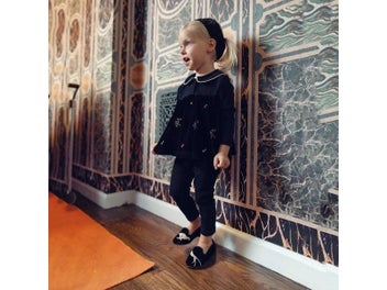 Listing 7 of 11 for AS Embroidery Velour Collection Autumn Family Matching Clothing Girl Robe Maxi