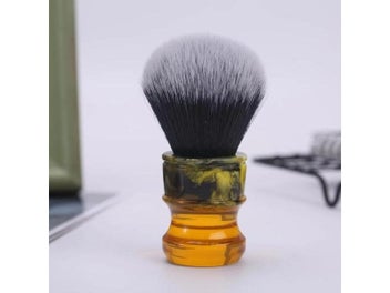 Listing 3 of 9 for Yaqi 24MM Men Wet Shave Brushes Sagrada Familia Black/White Tuxedo Synthetic