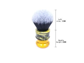Listing 7 of 9 for Yaqi 24MM Men Wet Shave Brushes Sagrada Familia Black/White Tuxedo Synthetic