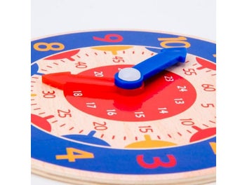 Listing 5 of 10 for Baby Montessori Toys Wooden Clock Hour Minute Second Cognition Time Learning