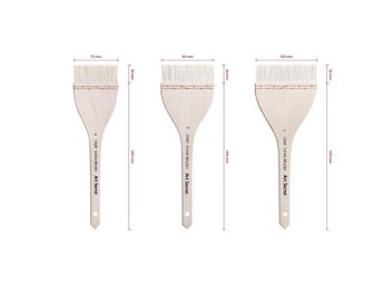 Listing 4 of 8 for High Grade Goat Hair Wooden Handle Copper Wire Twisted Art Brushes For