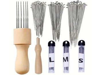 Listing 5 of 10 for Wool Felting Needles Kit Wood Handle Felting Needles Pack Wool Felt DIY Craft