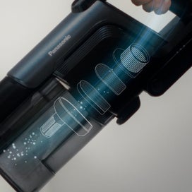 Listing 8 of 12 for Panasonic Cordless Stick Vacuum Cleaner w/ Stand & Dust Sensor - Black