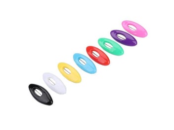 Listing 8 of 10 for 6 Pcs/set Convenient Oval Shape Enamel Safety Pins For Women Locking Scarf