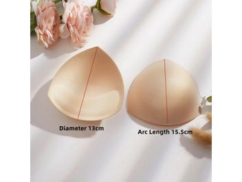 Listing 4 of 9 for 2Pairs Women Intimates Accessories Triangle Sponge Swimsuit Breast Push Up