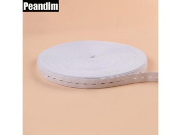 Listing 2 of 5 for PEANDIM 30M DIY Sewing Accessories Button Hole Knit Elastic Band 15mm White