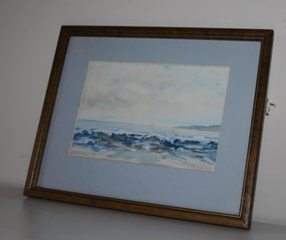 Listing 2 of 16 for +++ ORIGINAL SIGNED "P. PIERSON " COASTAL SCENE PAINTING +++