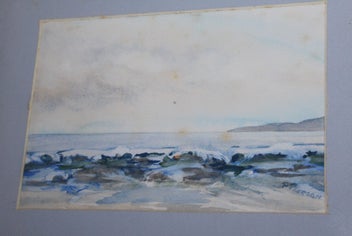 Listing 8 of 16 for +++ ORIGINAL SIGNED "P. PIERSON " COASTAL SCENE PAINTING +++