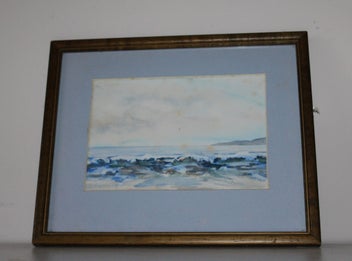Listing 13 of 16 for +++ ORIGINAL SIGNED "P. PIERSON " COASTAL SCENE PAINTING +++
