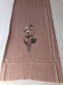 Listing 5 of 12 for Vintage Japanese Silk Fabric Piece Floral Print Kimono Panel