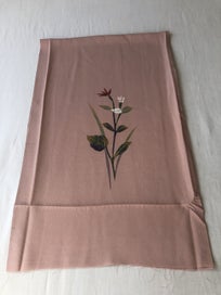 Listing 9 of 12 for Vintage Japanese Silk Fabric Piece Floral Print Kimono Panel