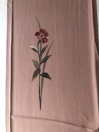 Listing 2 of 11 for Vintage Japanese Silk Fabric Piece Floral Print Kimono Panel