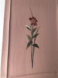 Listing 3 of 11 for Vintage Japanese Silk Fabric Piece Floral Print Kimono Panel
