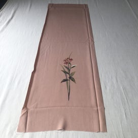 Listing 5 of 11 for Vintage Japanese Silk Fabric Piece Floral Print Kimono Panel