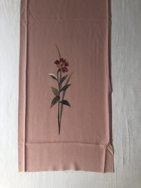 Listing 6 of 11 for Vintage Japanese Silk Fabric Piece Floral Print Kimono Panel