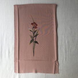 Listing 11 of 11 for Vintage Japanese Silk Fabric Piece Floral Print Kimono Panel
