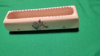 Listing 4 of 16 for Poole Pottery Posy and Stone Log Tray Trough Vase