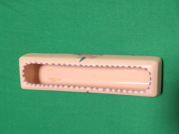 Listing 5 of 16 for Poole Pottery Posy and Stone Log Tray Trough Vase