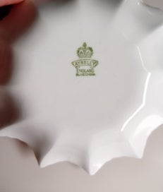 Listing 3 of 6 for Rare - Vintage Aynsley Fluted Trinket Dish