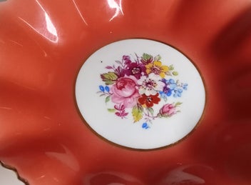 Listing 5 of 6 for Rare - Vintage Aynsley Fluted Trinket Dish