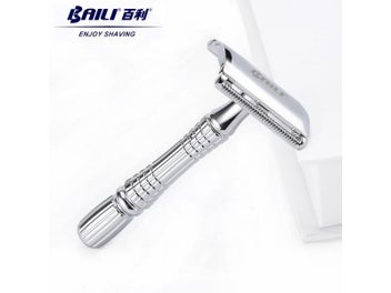 Listing 4 of 10 for BAILI Double Edge Safety Razor Manual Barber Shaver Travel Case 1 Blade