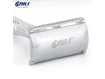 Listing 6 of 10 for BAILI Double Edge Safety Razor Manual Barber Shaver Travel Case 1 Blade
