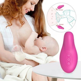 Listing 2 of 3 for Silicone Heating Lactation Vibrating Breast Massager Breastfeeding For Clogged M