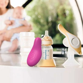Listing 3 of 3 for Silicone Heating Lactation Vibrating Breast Massager Breastfeeding For Clogged M