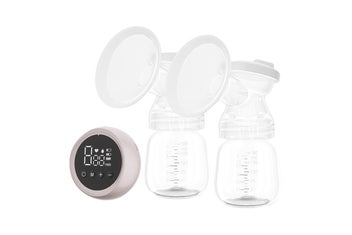 Listing 2 of 3 for Electric Breastfeeding Pump Rechargeable Nursing Double Massage with Touchscreen